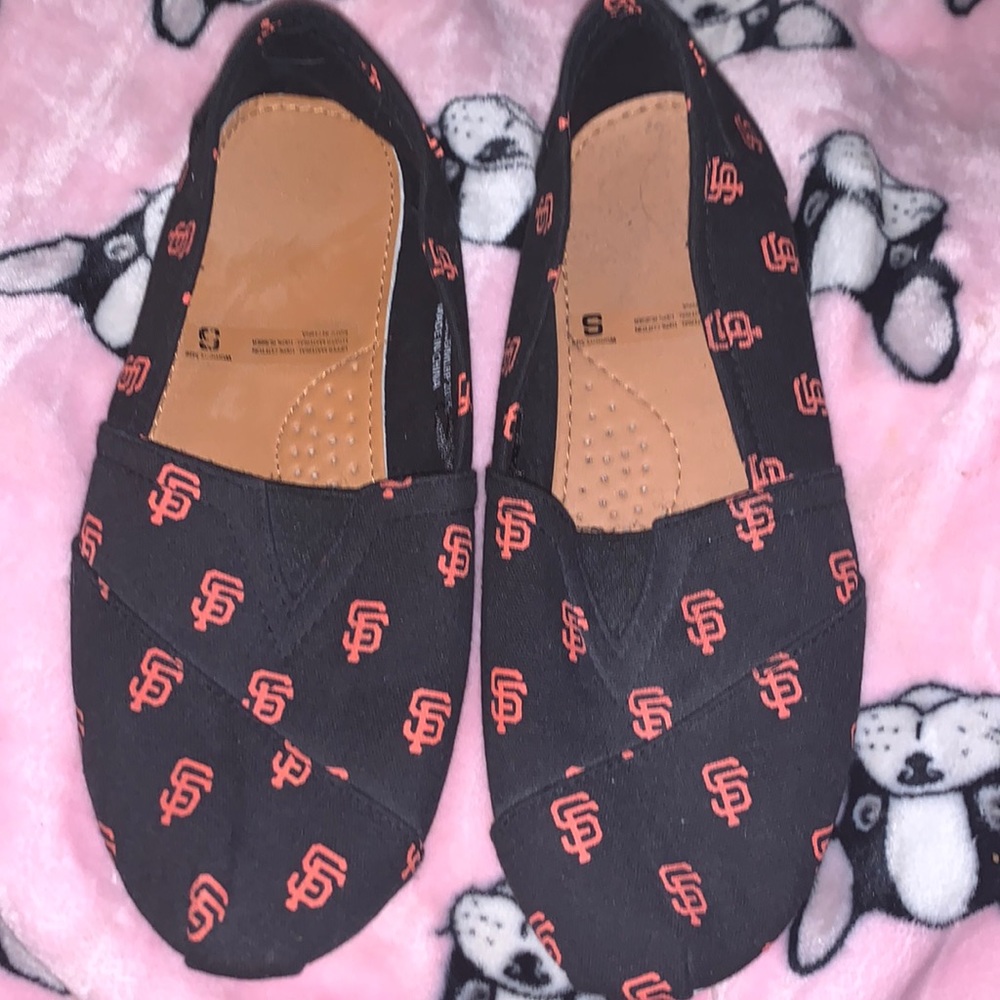 MLB SAN FRANCISCO GIANTS WOMENS CANVAS SHOES